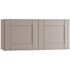 Mill'S Pride Richmond Shaker Rta Wall Cabinet Double, Vesuvius Gray, 30"x18"x12"