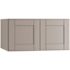 Mill'S Pride Richmond Shaker Rta Wall Cabinet Double, Vesuvius Gray, 30"x24"x12"