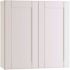 Mill'S Pride Richmond Shaker Rta Wall Cabinet, Double, Verona White, 30"x30"x12"