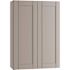 Mill'S Pride Richmond Shaker Rta Wall Cabinet Double, Vesuvius Gray, 30"x42"x12"