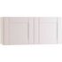 Mill'S Pride Richmond Shaker Rta Wall Cabinet, Double, Verona White, 36"x12"x12"
