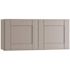 Mill'S Pride Richmond Shaker Rta Wall Cabinet Double, Vesuvius Gray, 36"x18"x12"