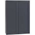 Mill'S Pride Richmond Shaker Rta Wall Cabinet Double, Valencia Blue, 36"x36"x12"