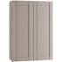 Mill'S Pride Richmond Shaker Rta Wall Cabinet Double, Vesuvius Gray, 36"x36"x12"