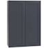 Mill'S Pride Richmond Shaker Rta Wall Cabinet Double, Valencia Blue, 36"x42"x12"