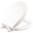 Kohler Cachet Round Closed Front Toilet Seat in White