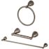 SEASONS Anchor Point 24" Brushed Nickel 3 Piece Kit