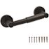 SEASONS Westwind Matte Black Toilet Paper Holder