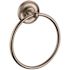 SEASONS Raleigh Brushed Nickel Towel Ring