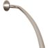 Seasons 44-72" Adjustable Curved Shower Rod Satin Nickel With Brackets