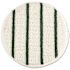 RUBBERMAID 19 In Low Profile Scrub-Strip Carpet Bonnet White/green, Carton Of 5