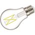 Satco 5 Watt A19 LED Bulb, Medium Base, 3000k, 450 Lumens, Clear, Package Of 6