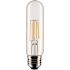 Satco 5.5 Watt T10 LED Bulb, Medium Base, 3000k, 450 Lumens, Clear, Package Of 6