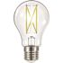 Satco 8 Watt A19 LED Bulb, Medium Base, 3000k, 800 Lumens, Clear, Package Of 6