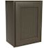 CNC Cabinetry Cabinetry Luxor Smoky Grey Wall Cabinet 18w X 24h