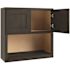 CNC Cabinetry Cabinetry Luxor Smoky Grey Microwave Wall Cabinet 30w X 30h