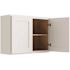 CNC Cabinetry Cabinetry Luxor White Wall Cabinet 24w X 24h