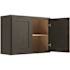 CNC Cabinetry Cabinetry Luxor Smoky Grey Wall Cabinet 48w X 24h