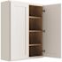 CNC Cabinetry Cabinetry Luxor White Wall Cabinet 24w X 36h