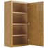 CNC Cabinetry Cabinetry Country Oak Wall Cabinet 12w X 42h