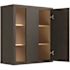 CNC Cabinetry Cabinetry Luxor Smoky Grey Blind Wall Cabinet 42w X 30h