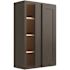 CNC Cabinetry Cabinetry Luxor Smoky Grey Blind Wall Cabinet 39w X 42h