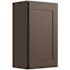 CNC Cabinetry Cabinetry 9" W X 30" H 1 Door Wall Cabinet, Luxor Espresso