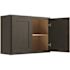 CNC Cabinetry Cabinetry Luxor Smoky Grey Wall Cabinet 33w X 24h