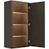 CNC Cabinetry Cabinetry Luxor Smoky Grey Wall Cabinet 9w X 42h