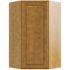 CNC Cabinetry Cabinetry Country Oak Corner Wall Cabinet 23.875w X 42h