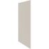 CNC Cabinetry Cabinetry Luxor White Veneer Wall End Skin W X H