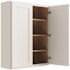 CNC Cabinetry Cabinetry Luxor White Wall Cabinet 42w X 42h