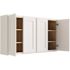 CNC Cabinetry Cabinetry Luxor White Wall Cabinet 48w X 24h