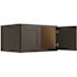 CNC Cabinetry Cabinetry Luxor Smoky Grey Wall Cabinet, 24 Deep 30w X 24h