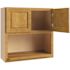 CNC Cabinetry Cabinetry Country Oak Microwave Wall Cabinet 30w X 30h
