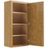 CNC Cabinetry Cabinetry Country Oak Wall Cabinet 18w X 42h