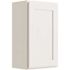 CNC Cabinetry Cabinetry 12" W X 30" H 1 Door Wall Cabinet, Luxor White