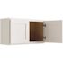 CNC Cabinetry Cabinetry 36" W X 18" H Wall Cabinet, Luxor White