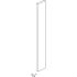 Cabinetry 6" Wall Filler, Country Oak