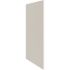 CNC Cabinetry Cabinetry Luxor White Veneer Wall End Skin 23.5w X 42h