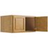 CNC Cabinetry Cabinetry Country Oak Wall Cabinet, 24 Deep 30w X 24h