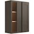 CNC Cabinetry Cabinetry Luxor Smoky Grey Blind Wall Cabinet 27w X 36h