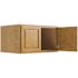 CNC Cabinetry Cabinetry Country Oak Wall Cabinet, 24 Deep 30w X 15h