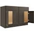 CNC Cabinetry Cabinetry Luxor Smoky Grey Base Cabinet 48w X 34.5h