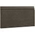 CNC Cabinetry Cabinetry Luxor Smoky Grey Base Molding, Shaker 96w X 4.5h