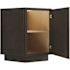 CNC Cabinetry Cabinetry Luxor Smoky Grey Base End Cabinet 24.875w X 34.5h
