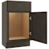 CNC Cabinetry Cabinetry Luxor Smoky Grey Vanity Base Cabinet 30w X 34.5h