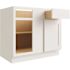 CNC Cabinetry Cabinetry 36/39 Blind Base Cabinet L, Luxor White