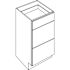 CNC Cabinetry Cabinetry 15" W Vanity Drawer Base Cabinet, Country Oak