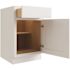 CNC Cabinetry Cabinetry 15" W 1 Door Base Cabinet L, Luxor White